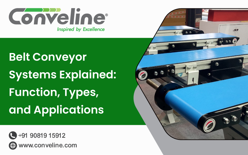 Belt Conveyor Systems Explained: Function, Types, and Applications